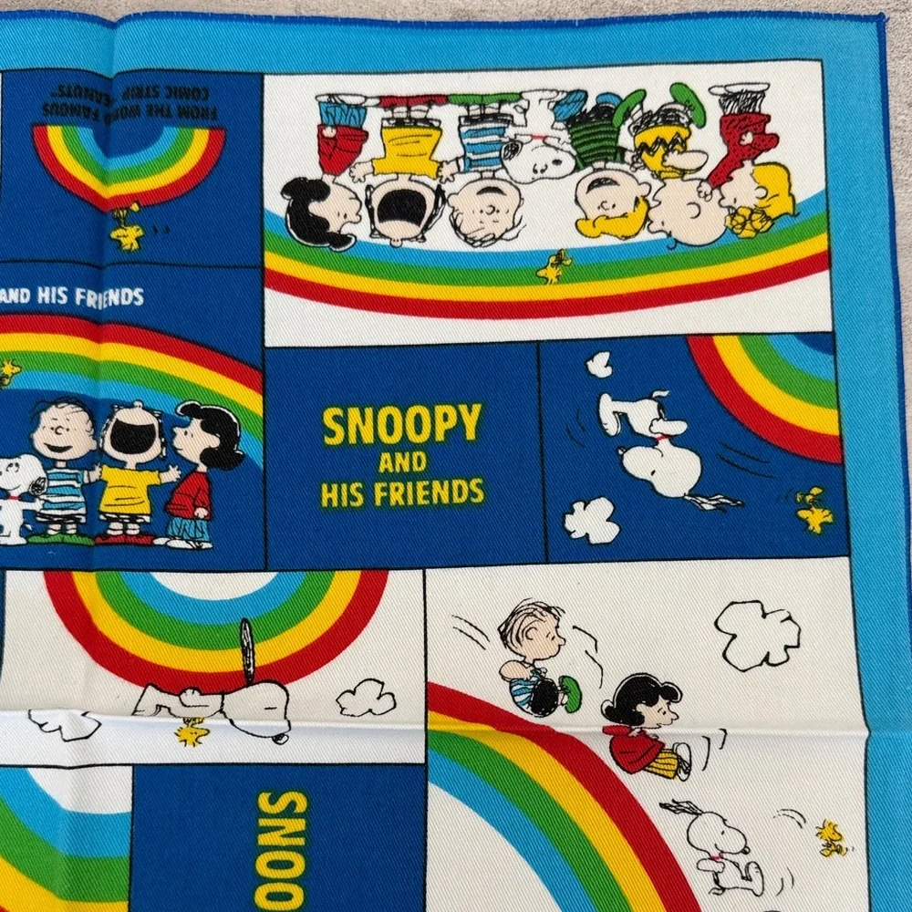 Snoopy and Friends Colorful cotton handkerchief